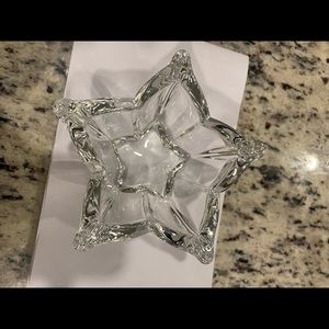 Vintage WMF lead crystal star bowl